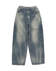 EZ 5P PANTS INDIGO DENIM (HARD WASH) D12500-2