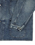 COVERALLS JACKET INDIGO DENIM (ACID WASH) D32500-1