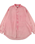 OVER-SIZED OXFORD SHIRT (PINK) D32504 - 521
