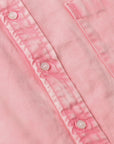 OVER-SIZED OXFORD SHIRT (PINK) D32504 - 521