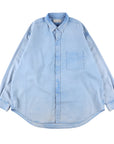 OVER-SIZED OXFORD SHIRT (BLUE) D32504 - 565