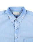 OVER-SIZED OXFORD SHIRT (BLUE) D32504 - 565