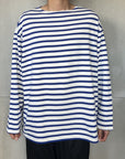 BSQ BOAT NECK LONG SLEEVE CT2208-BKWH
