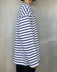 BSQ BOAT NECK LONG SLEEVE CT2208-BKWH
