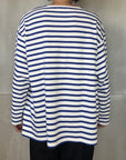 BSQ BOAT NECK LONG SLEEVE CT2208-BKWH