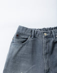 EZ DENIM 5P PANTS NARROW FIT USED PAINT PT2201-N-BKPT