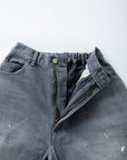 EZ DENIM 5P PANTS NARROW FIT USED PAINT PT2201-N-BKPT