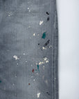 EZ DENIM 5P PANTS NARROW FIT USED PAINT PT2201-N-BKPT