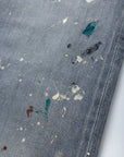 EZ DENIM 5P PANTS USED PAINT PT2201-BKPT