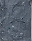 COVERALLS JACKET USED PAINT JK2206-BKPT