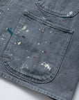 COVERALLS JACKET USED PAINT JK2206-BKPT