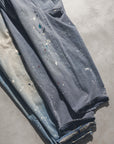 EZ DENIM 5P PANTS NARROW FIT USED PAINT PT2201-N-BKPT