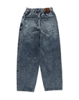 EZ 5P PANTS INDIGO DENIM (ACID WASH) D12500-1