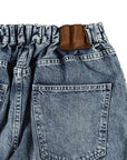 EZ 5P PANTS INDIGO DENIM (ACID WASH) D12500-1