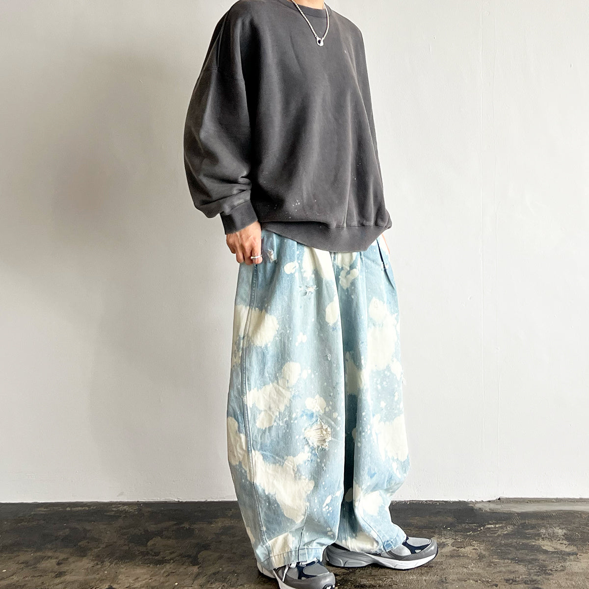 【tsuzuli MADE BY HARVESTY 】REMAKE CIRCUS PANTS DENIM  DH82501