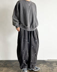 【tsuzuli MADE BY HARVESTY 】REMAKE CIRCUS PANTS CHINO (BLACK) DH82502 - 519
