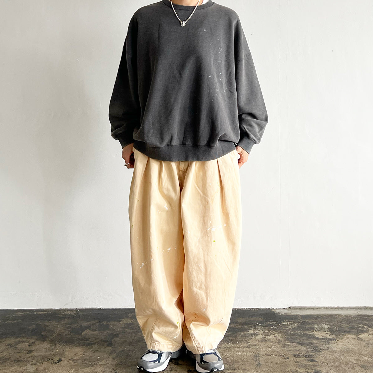 【tsuzuli MADE BY HARVESTY 】REMAKE CIRCUS PANTS CHINO (BEIGE) DH82502 - 534